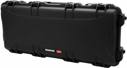 NANUK (PLASTICASE Inc)  985 AR15 Case With Foam Black NK-7 Resin