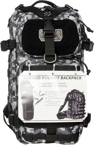 G*Outdoors GPS-T1611LTB Tactical Bugout Backpack Gray Digital 1000D Nylon 2 Handguns