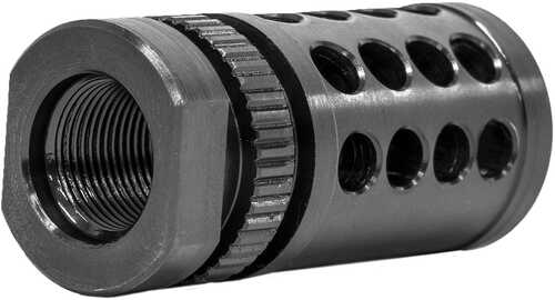 Grovtec US Inc G-Nite Flash Suppressor 223 Cal 1/2"-28 tpi Black Nitride Steel