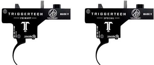 TriggerTech Special Weatherby Mark V Black PVD Single-Stage Flat 1-3.50 Lbs
