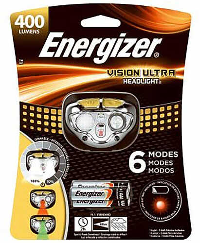 Energizer Vision Ultra HD Headlamp 450 Lumens W/AAA BATT