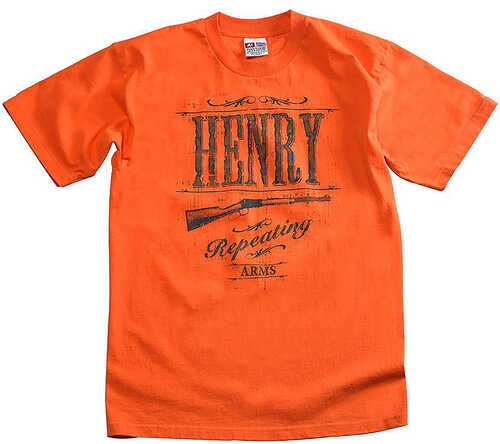 Henry Classic T-Shirt Orange Large Short Sleeve