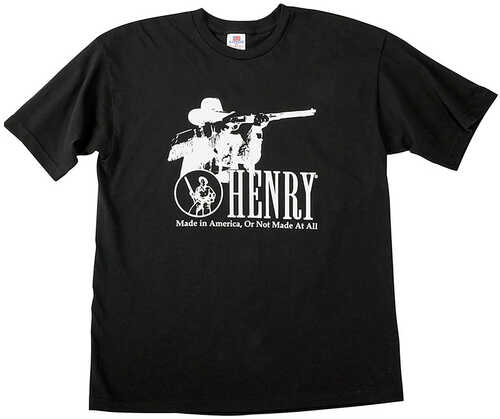 Henry Cowboy T-Shirt Black 2Xl Short Sleeve