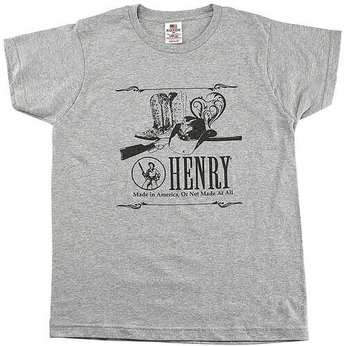 Henry Heart Ladies T-Shirt Dark Ash Large Short Sleeve