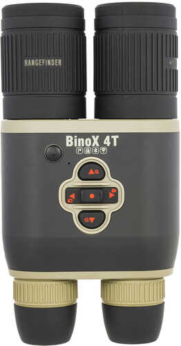 ATN TIBNBX4382L BinoX 4T Black 2-8X 25mm 4Th Generation 384X288, 60Hz Resolution Features Rangefinder