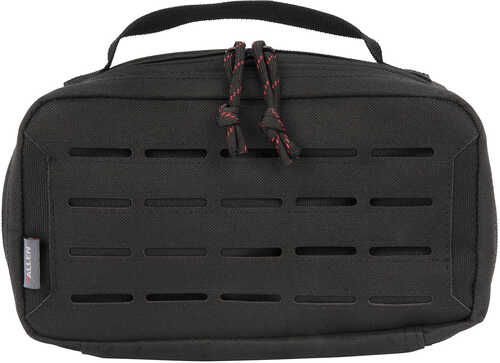 Tac Six Contingent Tactical Accessory Pouch Made Of Black 600D Polyester With MOLLE System, Storage Pockets & Carr