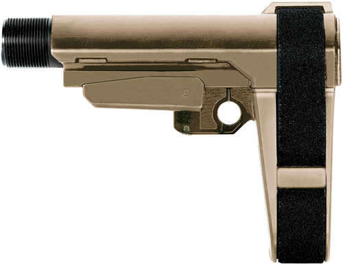 Sb Tactical Sba3X-02-Sb Brace Synthetic Flat Dark Earth 5-Position Adjustable For AR-Platform (Tube Not Included)