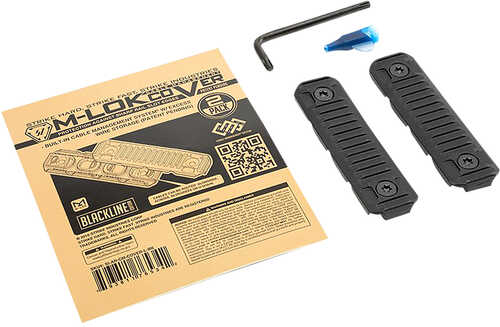 Strike Industries  Cable Management Cover Long 3.14"L Black Polymer For M-Lok