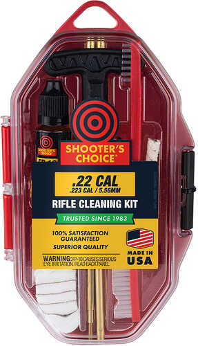 Shooters Choice SRS22 Cleaning Kit 5.56mm/22 Cal/223 Cal Firearm Type Rifle Nylon Bristle