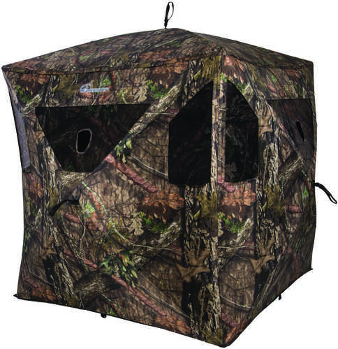 Ameristep Brickhouse Ground Blind Hub-Style Mossy Oak Break-Up Country 300 Durashell Plus 67" High 75" Wid