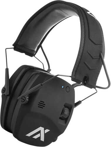 Axil LLC Tracker BLU Over The Head Style With Black Ear Cups/Headband, 27Db, Dual Technology & External Batt