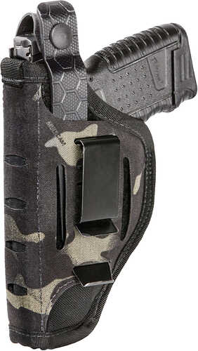 Sentry 35ah06mb Nylon Iwb/owb Multicam Black Belt Clip Mount 3.50" - 4.50" Large Auto Ambidextrous