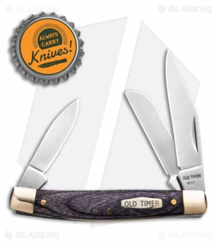 Old Timer 1149100 Heritage Series Middleman 340t 2" 2.40" 1.70" Folding Clip/sheepsfoot/pen D2 Steel Blade 3.70" Black W