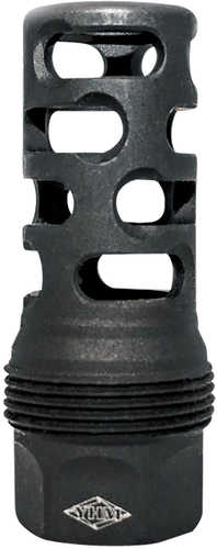 Yankee Hill 4445Mb24B sRx Q.D. Muzzle Brake Short Black Phosphate Steel With 11/16"-24 tpi For sRx Adapters