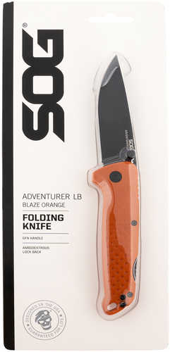 S.O.G SOG13110257 Adventurer Lb 3.50" Plain 5Cr15MoV Blade GFN Handle