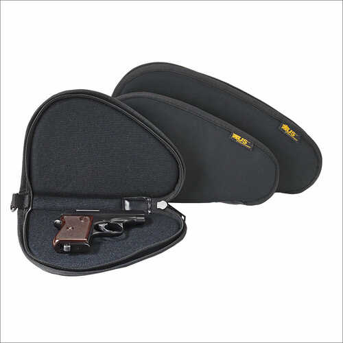 Us Peacekeeper P21011 Pistol Case Black Holds 1 Handgun Polyester