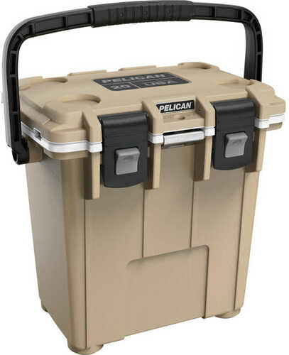 Pelican 20q-1-tanwht 20qt Elite Cooler Tan/wht