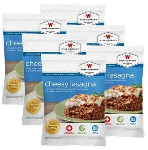 Wise Foods Outdoor Packs 6 Ct/4 Servings Cheesy Lasagna 2W02201
