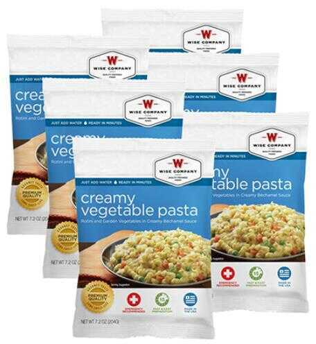 Wise Food Outdoor Packs 6Ct/4 Serving Creamy Pasta Vegetable Rotini 2W02202