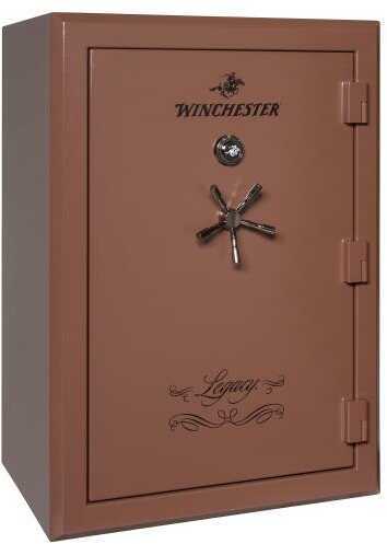 Winchester Safes L59424413M Legacy 44 Gun 60" H x 42" 30" D (Exterior) Mechanical Lock Saddle Brown