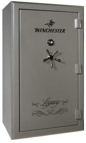 Winchester Safes L72425310E Legacy 53 Gun 72" H x 42" 30" D (Exterior) Electronic Lock Gunmetal Gray