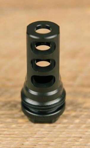 SilencerCo AC4766 ASR Muzzle Brake Black Nitride 9/16X24 RH Threads 30 Cal