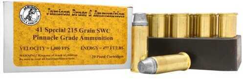 41 Special 215 Grain Lead 20 Rounds Jamison Ammunition