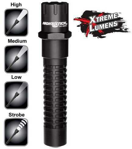 Bayco Tac560xl Xtreme Lumens Tactical Flashlight 800/350/140 Cr123a Lithium (2) Black