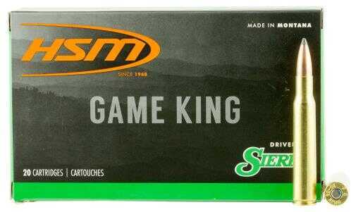 7x57mm Mauser 160 Grain Jacketed Soft Point 20 Rounds HSM Ammunition