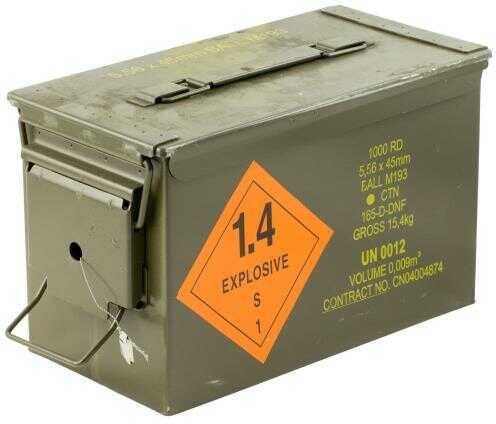 5.56mm Nato 55 Grain Full Metal Jacket 1000 Rounds Century Arms Ammunition