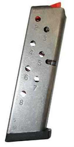Smith & Wesson 9 Round Stainless Flat Base Magazine For 908/3913/3914 Md: 19071