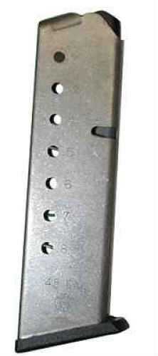 Smith & Wesson 8 Round Stainless Magazine For 4506/45 ACP Md: 19062