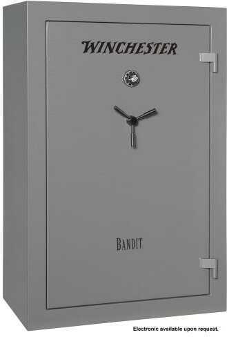 Winchester Safes B6040F13110M Bandit 31 Gun 60" H x 40" 22" D (Exterior) Mechanical Lock Gunmetal Gray