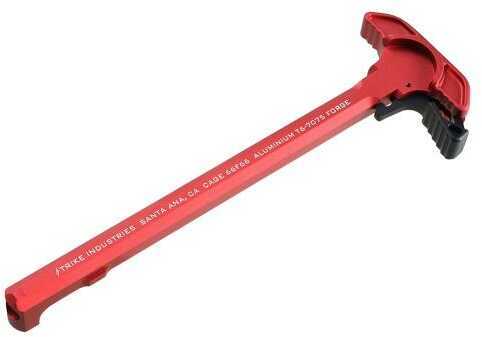 Strike SIARCHELRED AR Charging Handle with Extended Latch 7075 T6 Aluminum Red Hardcoat Andozied