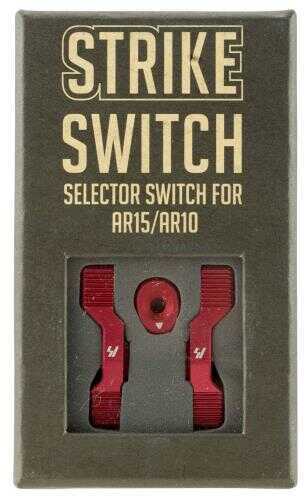 Strike SIARSSSRED AR Switch Steel/Aluminum Red