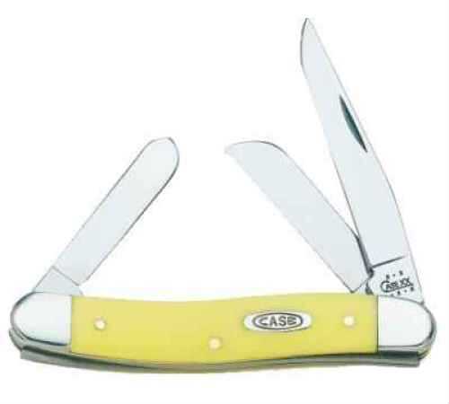 Case Knife Yellow Handle Medium Stockman