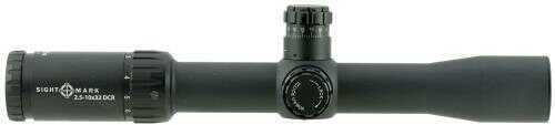 Sightmark SM13073DCR Core TX 2.5-10x 32mm Obj 44.10-11.00 ft @ 100 yds FOV 30mm Tube Black Matte Finish Illuminated Red/