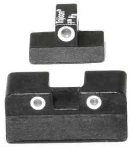 Trijicon 600132 Bright & Tough Night Sights Browning Hi-Point Tritium Green w/White Outline Black