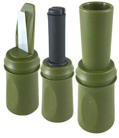 Convergent OBSRPRO Overseer Predator Pro Pack Single Reed Mouth Call Predators/Jackrabbit/Cotton Tail Plastic Green