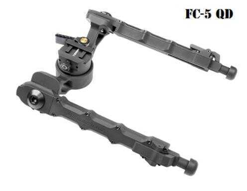 Accu-Tac FC-5 QD Bipod 6061 T6 Aluminum Alloy Black 5-Inches -8.5-Inches Md: