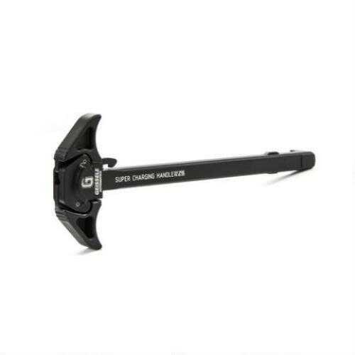 Geissele Automatics 05-476B Super Charging Handle AR Style 308/7.62 7075 T6 Aluminum Black Hardcoat Anodized