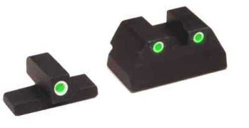 Ameriglo Green Tritium Front/Rear Night Sight For H&K USP Md: HK153