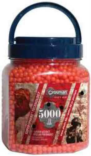 Crosman 5000 Count Orange Soft Air Bbs/12 Grams Md: Sap5KRG