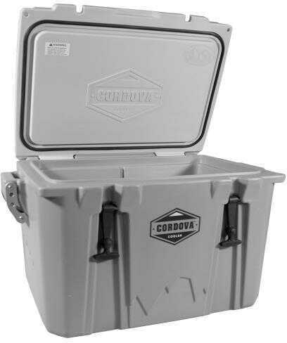 Cordova Coolers CCMG45QT 50 Medium 45 Quart 28.25" x 18" x 16.75" Polymer Gray 42 Cans