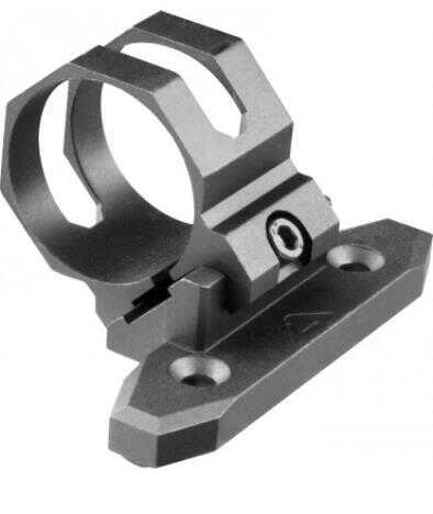 Aim Sports AKMC03 Offset 1-Pc Base & Ring Combo For Keymod 1-Piece Style Black Hard Coat Anodized Finish 1"