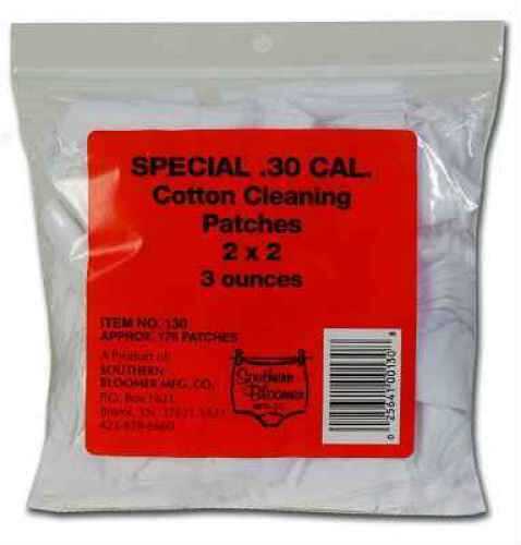 Southern Bloomer Cotton Patch 2"X2" For 30 Caliber 130 Per Bag #130