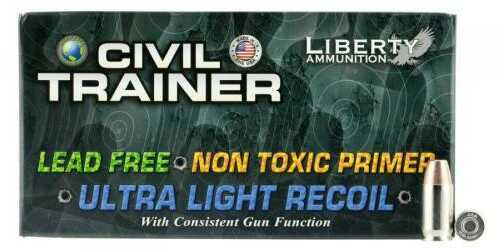 380 ACP 65 Grain Lead Free 50 Rounds Liberty Ammunition