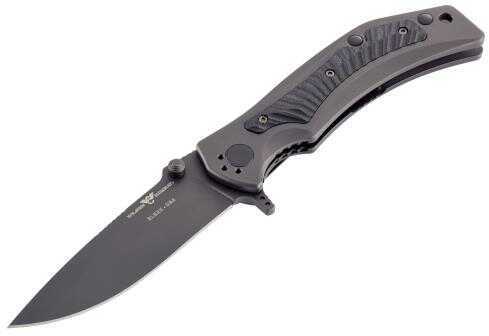 Wilson Combat Rapid Response XL ElMax Drop Point Folding Knife w/Plain Edge & Titanium Handle