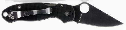Spyderco C223GP Para 3 Folder 2.95" CPM-S30V Flat Ground G10 Black