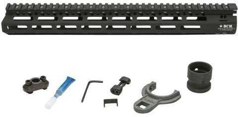 BCM MCMR-15-556-Black Alum Rail MLOK 15"